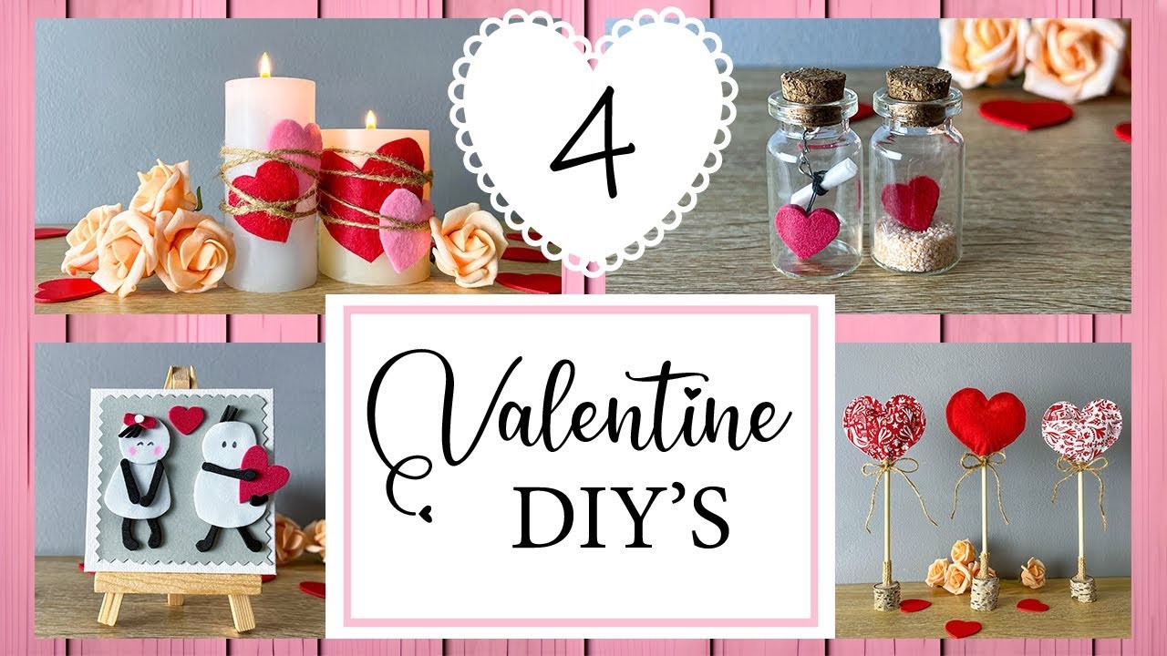 Valentine's Day decorations DIY #valentinesday #love #diy