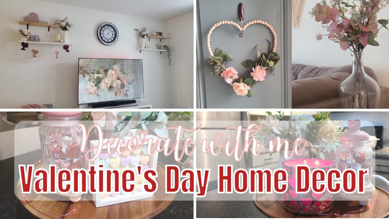 Valentines Day Decor | DECORATE WITH ME