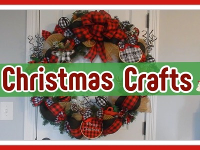 Christmas Wreath Making | Holiday Craft With Me |  2022