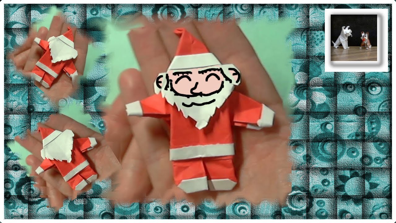 Cómo hacer un Santa Claus de Origami