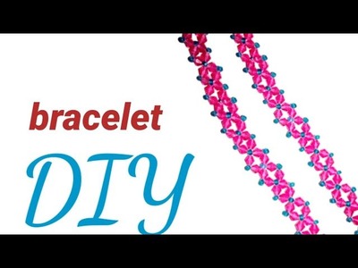 Crystal bracelet tutorial.jewelry bracelets.for beginners.by My DIY ideas