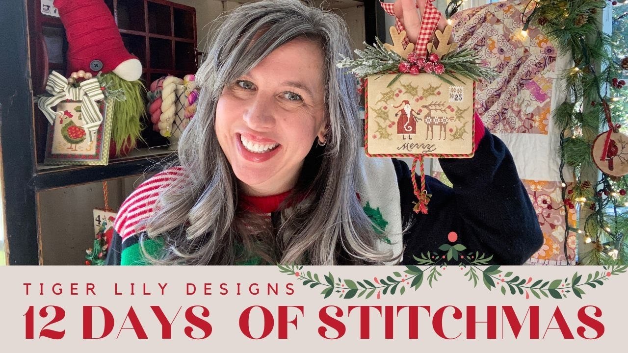 Day 9 ---  The 12 Days of Stitchmas - Let's Chat with Scarlet Sky Designs @scarletskydesigns
