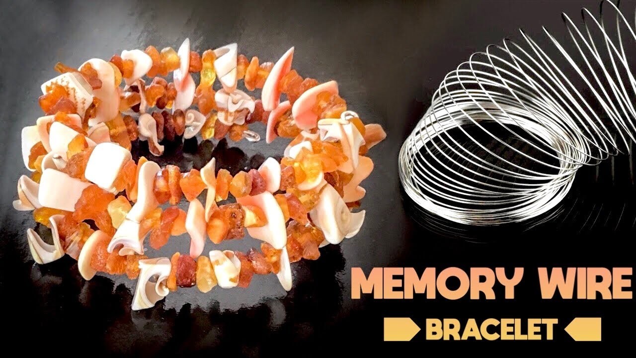 DIY Beaded Bracelet | Memory Wire Bracelet Tutorial | How to make a Bracelet | Bracelet Making