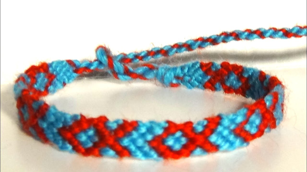 DIY Fish Pattern Friendship Bracelet Tutorial