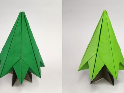 Easy Origami CHRISTMAS TREE | How to make a paper Christmas tree