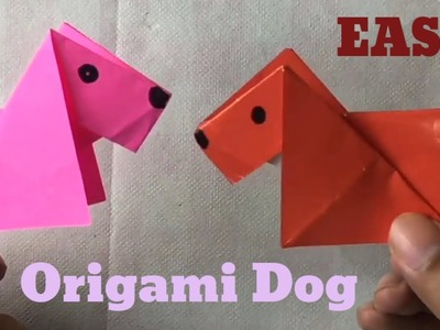 EASY ORIGAMI DOG - ORIGAMI TUTORIAL