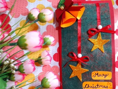 Handmade Pop -up Christmas greeting card, Greeting card for kids- How to DIY tutorial