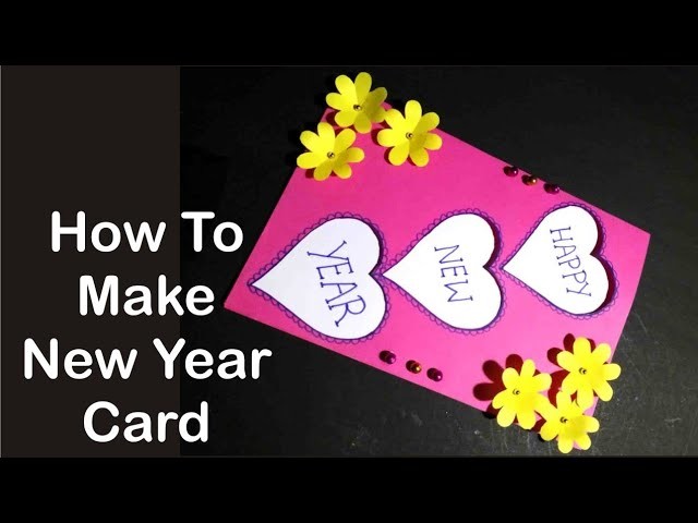Happy New Year Card 2023!♥️ How To Make New Year Greeting Card!! New Year Craft!♥️♥️