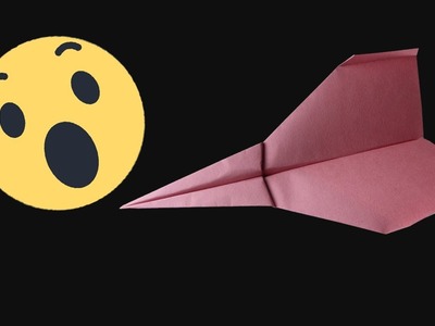 How to make a fast speed Paper ✈️ Airplane - ORIGAMI PAPER BOOMERANG