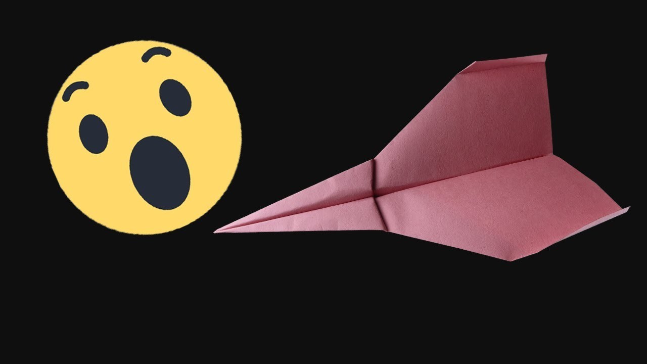 How to make a fast speed Paper ✈️ Airplane - ORIGAMI PAPER BOOMERANG
