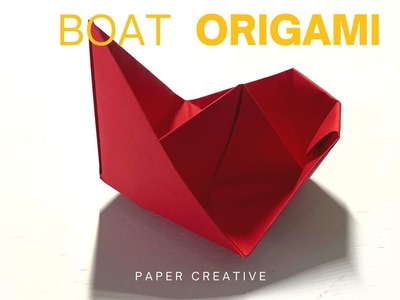 How to make a paper boat  - Origami Boat craft