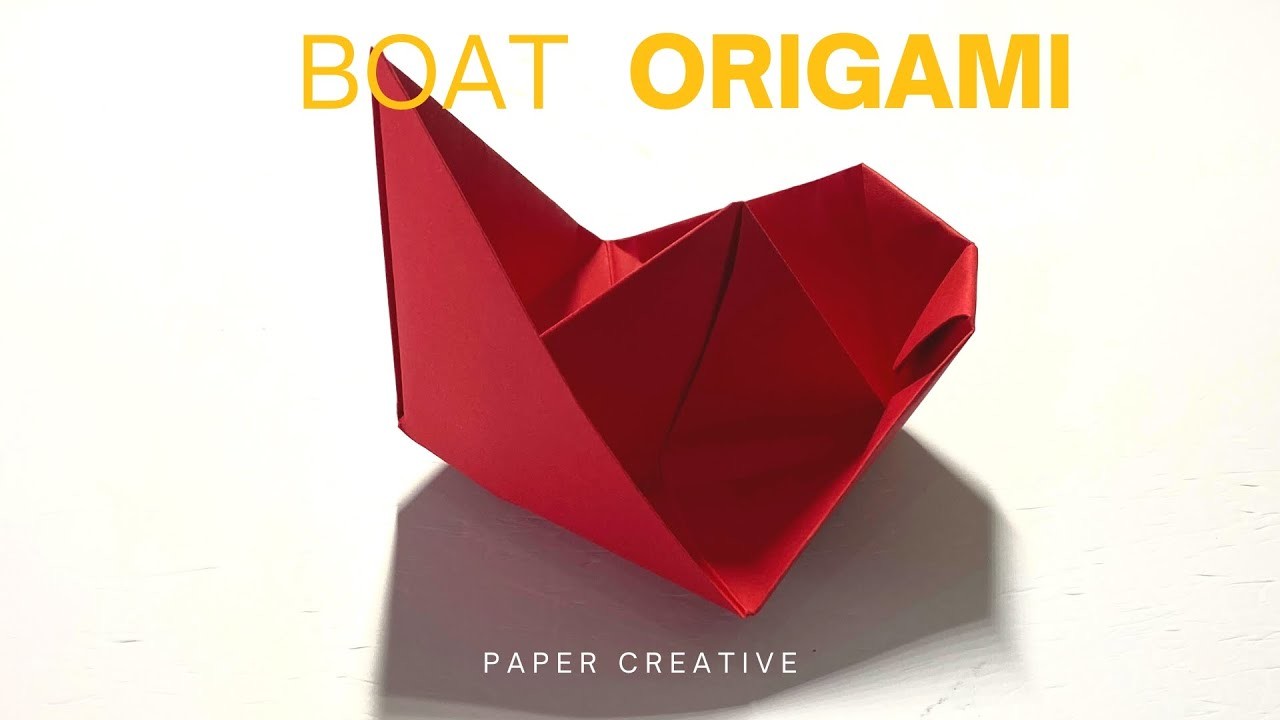 How to make a paper boat  - Origami Boat craft