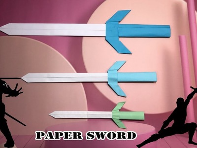 How to make a Paper Sword very Easy | Origami Ninja Weapon