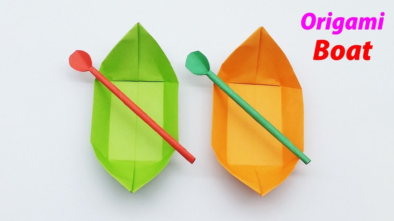 How To Make an Origami Paper Boat - Easy Boat Tutorial