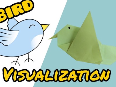 How to make bird with paper (origami)