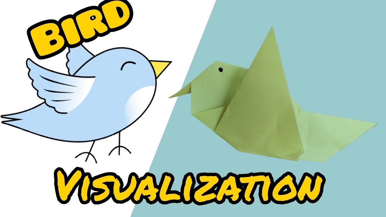 How to make bird with paper (origami)