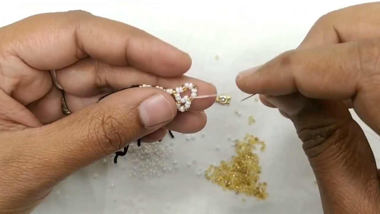 How To Make Malaji for Thakorji | Thakorji Shingar | Laddu Gopal  Malaji.bead work necklace