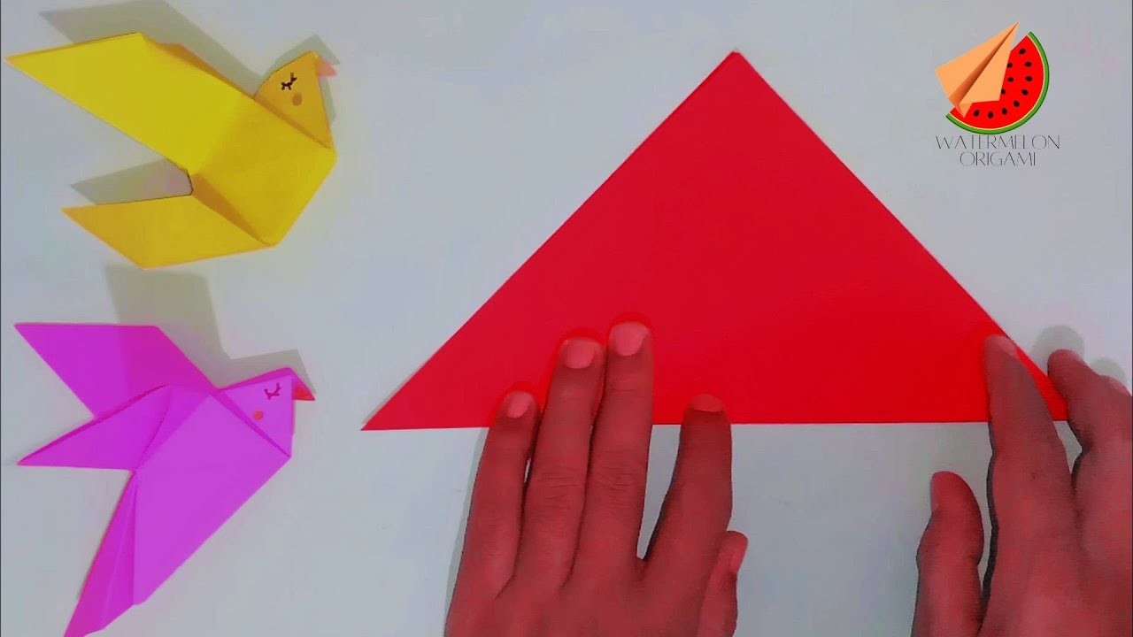 How to make origami birds  origami pigeon birds