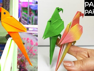 How To Make Paper Parrot. Origami Paper Parrot | How To Make Paper Bird | Paper Craft. Paper Birds