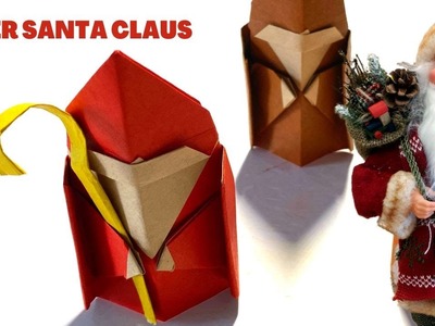 How to make paper santa claus  | Saint Nicholas Paper Origami