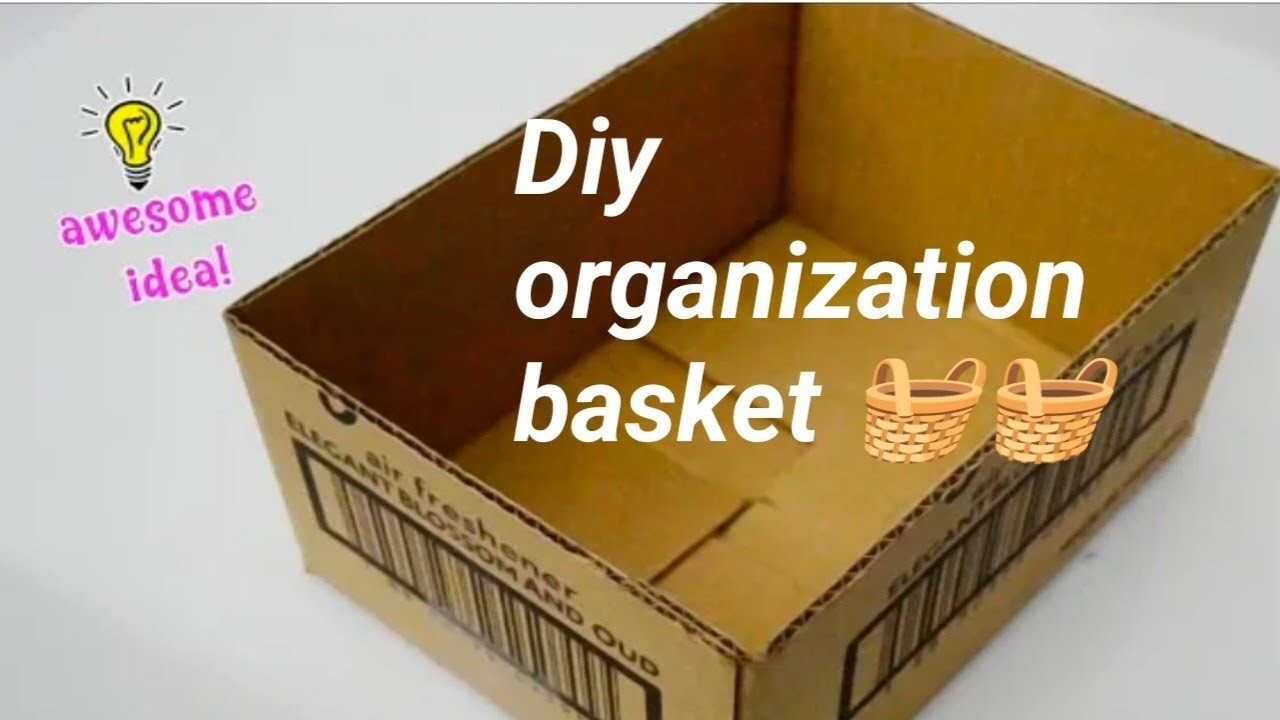 Inexpensive Handmade Cardboard Box Idea