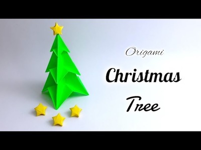 Origami Christmas - How to make Origami Christmas Tree Ornaments