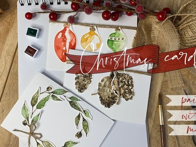 PAINT WITH ME | Christmas Cards - Watercolour