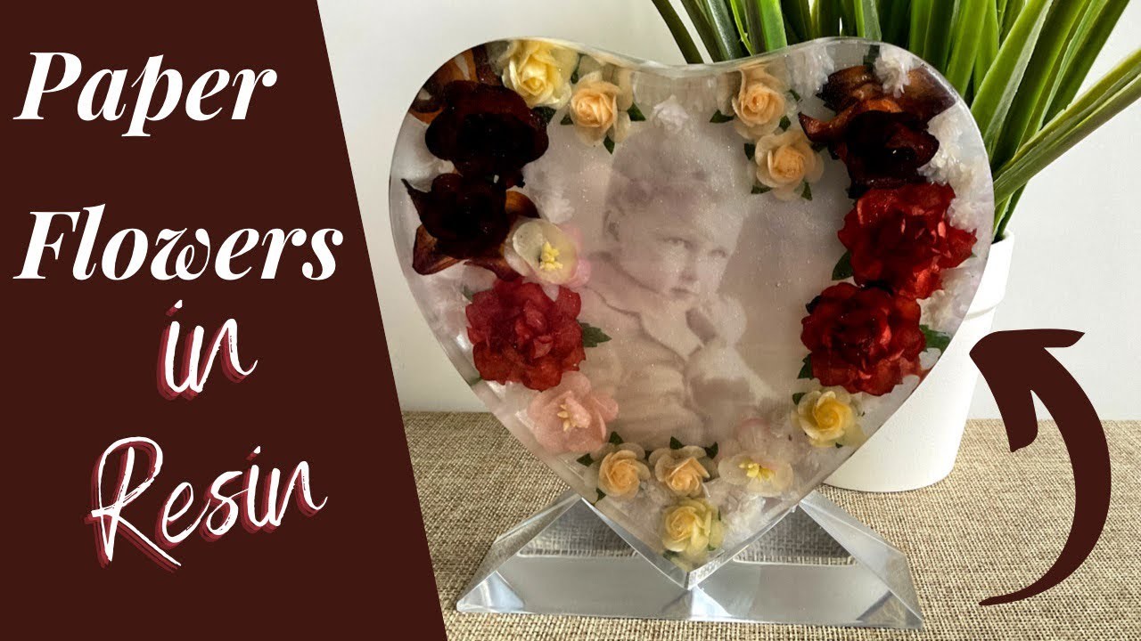 Paper Flowers in Resin - What a Result!