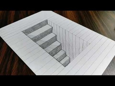 3D Drawing ???? || How To Draw 3D Art || Easy Drawing@hirokjyotiarts2.0