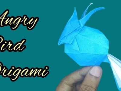 3d Origami Angry bird|how to make a paper Angry Bird tutorial|diy paper crafts|Angry bird in Tamil