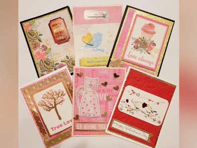 Craft with Me - Easy Valentine Cards from Scraps (Part 2 of 2)