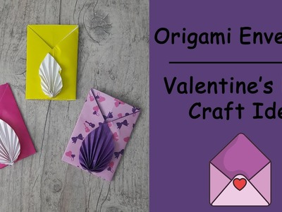Easy origami envelope tutorial????|Easy Paper Envelope With Leaf|Easy Paper Envelopes|DIY PaperEnvelope