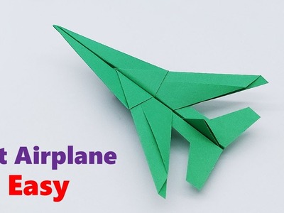 Fighter Jet Paper Airplane Easy - How To Make a Jet Paper Airplane
