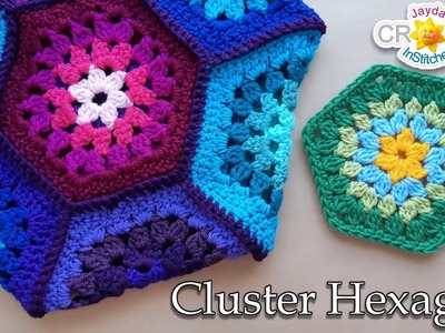 Granny Cluster Hexagon Motif - Crochet Pattern & Tutorial