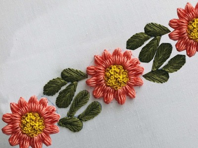 Hand Embroidery: Border Embroidery - Popcorn Embroidery