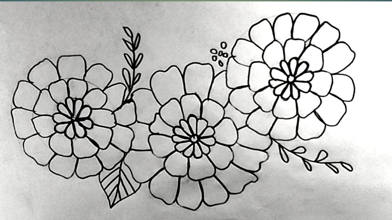 Hand Embroidery Designs Drawing Tips, How to Draw Flower Embroidery Designs ?