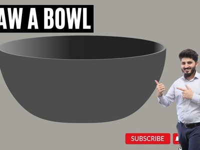 How To Create An Awesome Video About How To Draw A Bowl,| Lesson 10