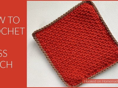 How to Crochet the Moss Stitch