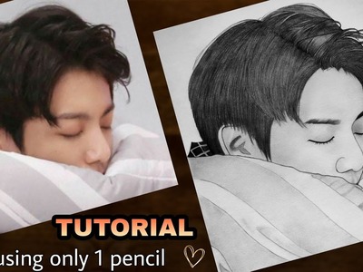 How to draw BTS Jungkook step by step #4 - Drawing Tutorial |  YouCanDraw
