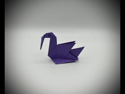 How to fold an Origami Swan!