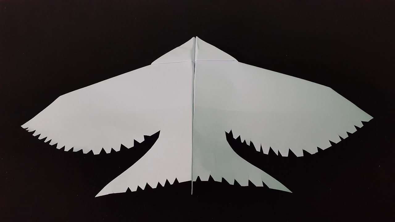 How to Make a Flapping Paper Bird Airplane (Flies Like a Bird)