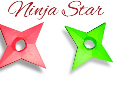 How to make a ninja star | 3d star | paper star easy make at home