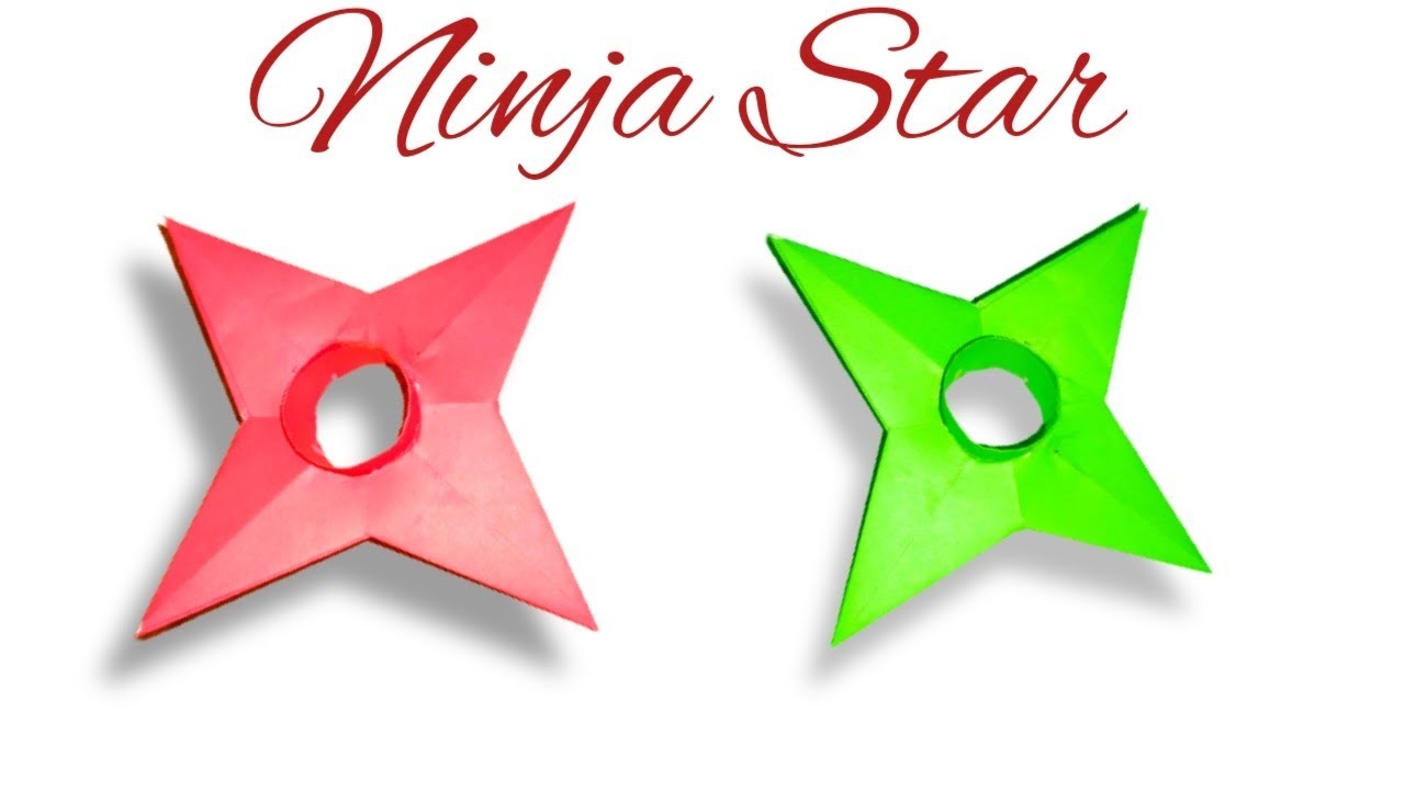 How to make a ninja star | 3d star | paper star easy make at home