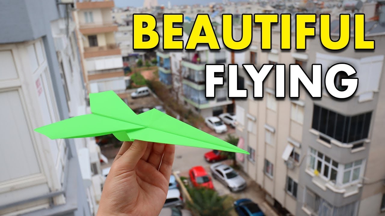 How to make a Paper Airplane that Beautiful Flying