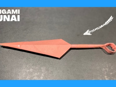 How to make a Paper Kunai | Easy Origami Kunai Knife