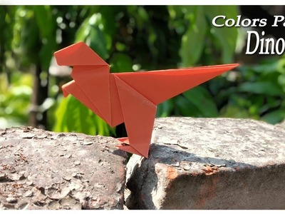 How To Make an Easy Origami Dinosaur
