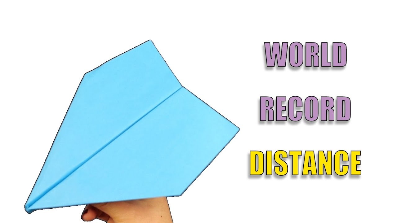How to Make the BEST Paper Plane for Distance!
