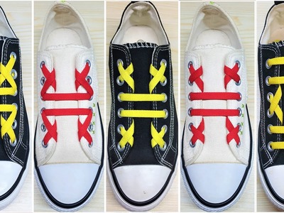 How To Tie Shoelaces, Creative Idea to Fasten Tie Your Shoes Tutorial Step by Step