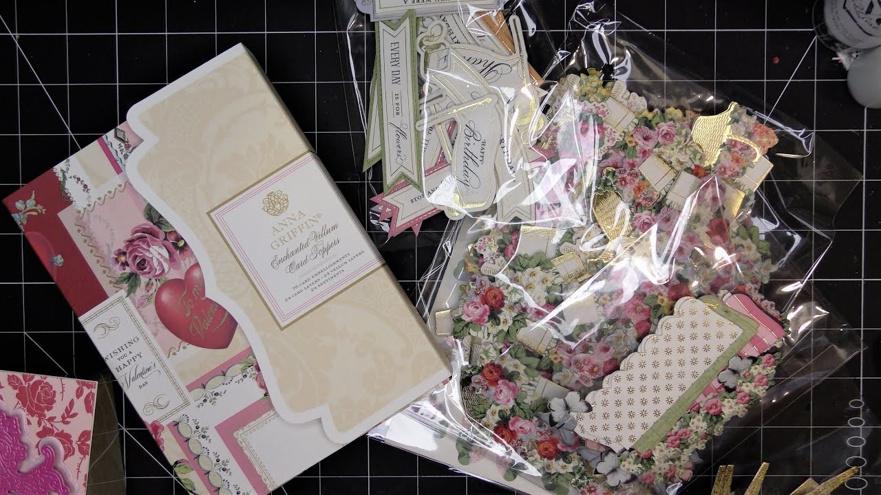 HSN Haul incl. Anna Griffin Enchanted Vellum Card Toppers Kit & Flower Cart Embellishments Unboxing!