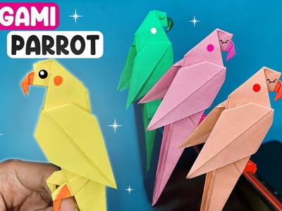 Origami Paper Parrot | How to make easy origami bird
